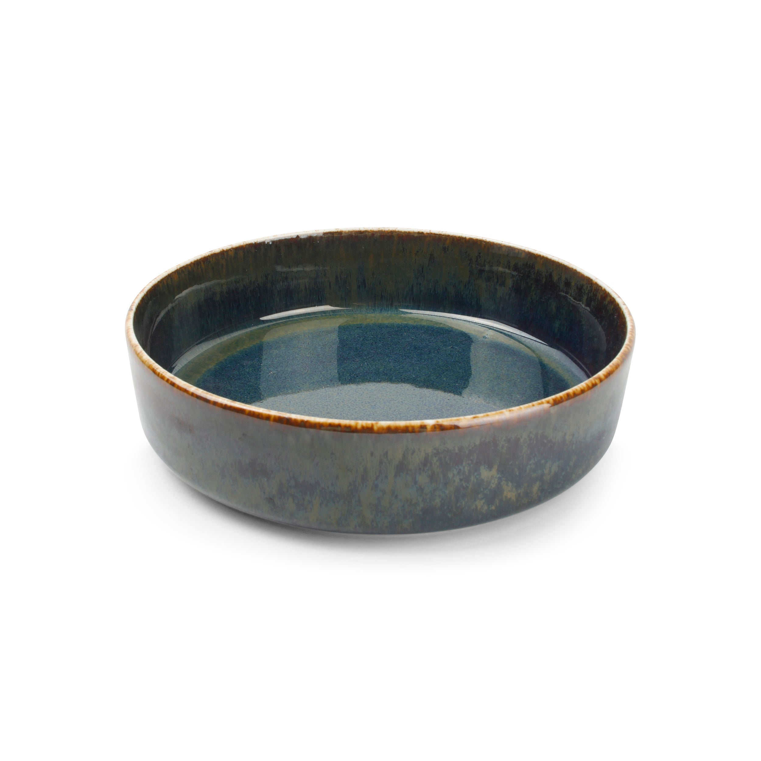 Bonbistro - Diep bord 19xH5cm groen Pila - Set van 3