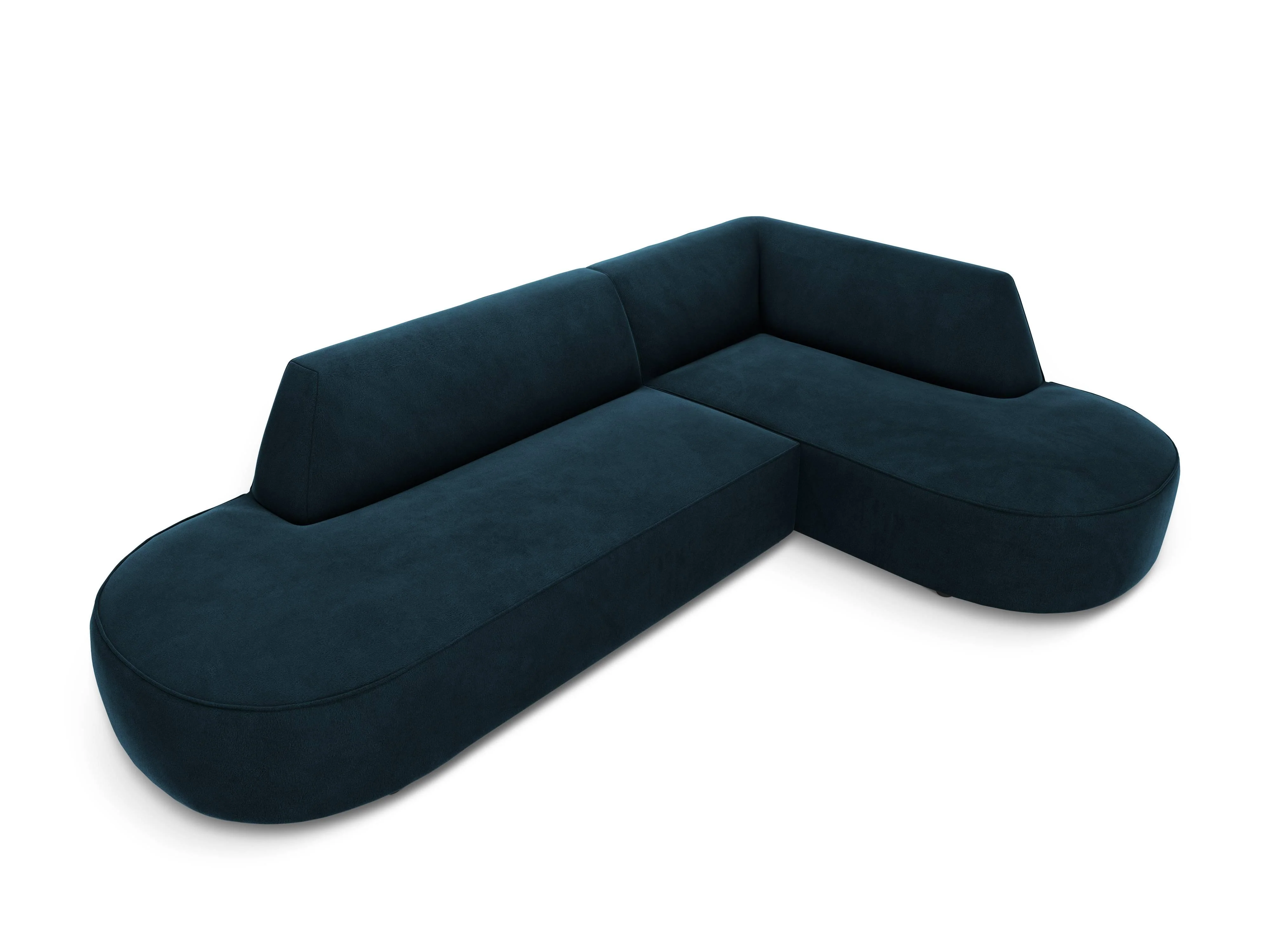 Hoekbank Charles Lounge velvet rechts