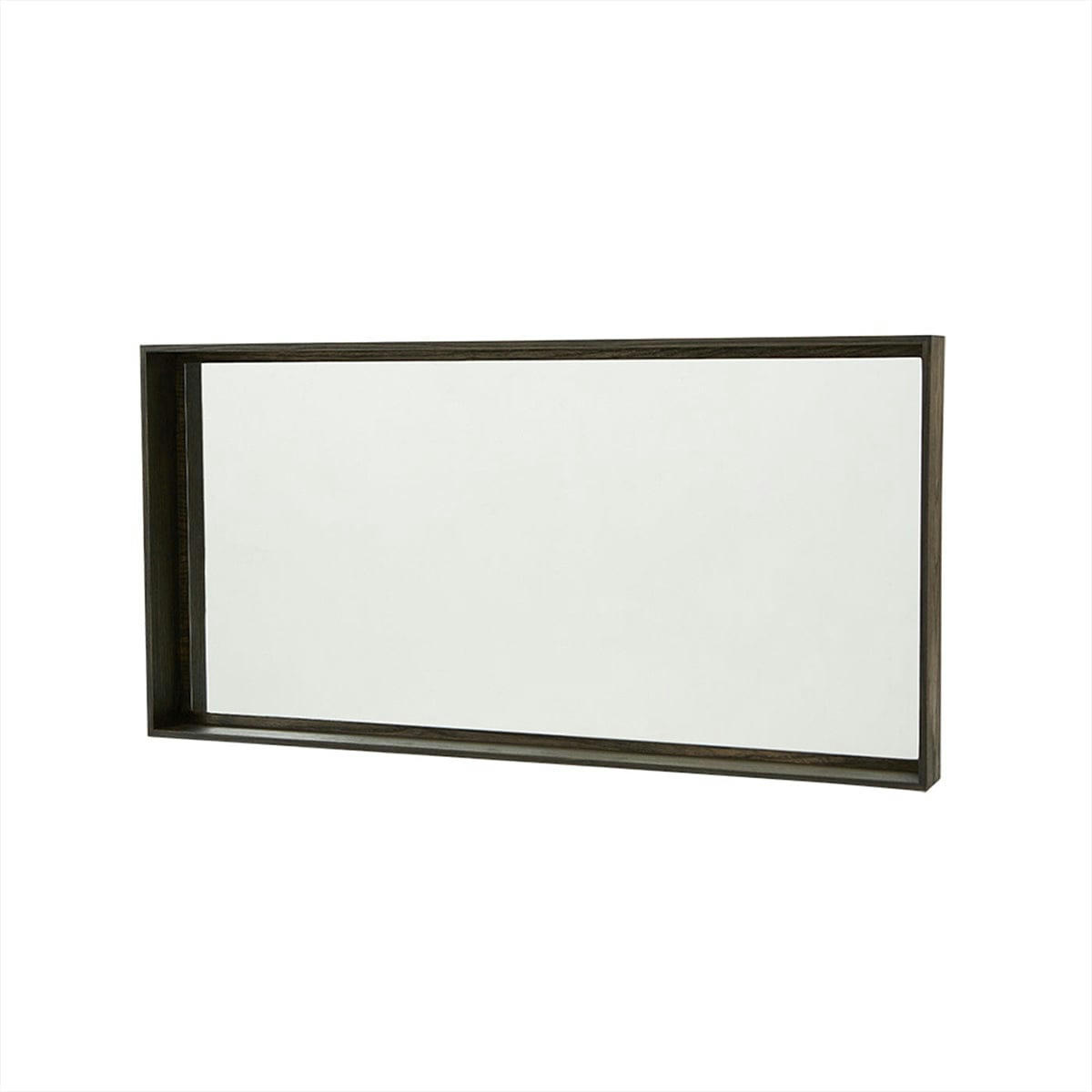 PEILI - Miroir verre et MDF avec placage en frêne H100xL50x8cm