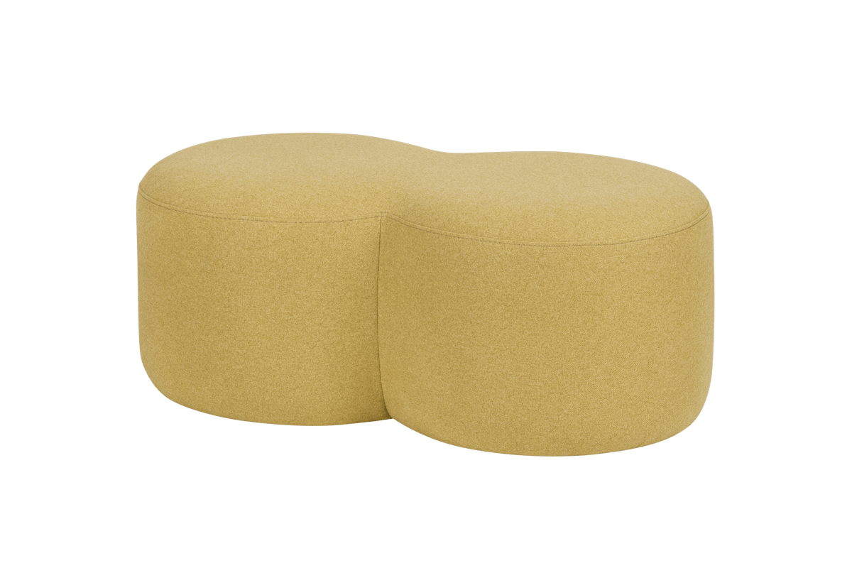 noo.ma UMBO Poef - Yellow Pear