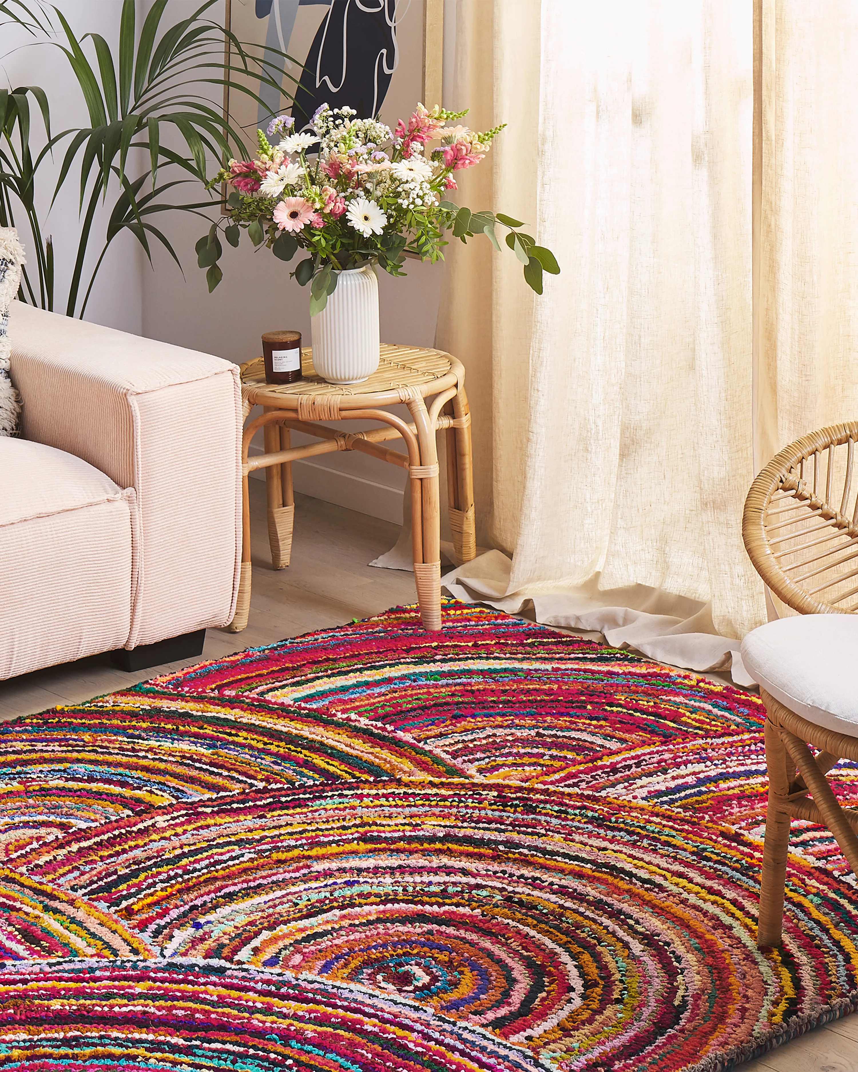 Rug KOZAN Multicolour 160 x 230 cm Cotton