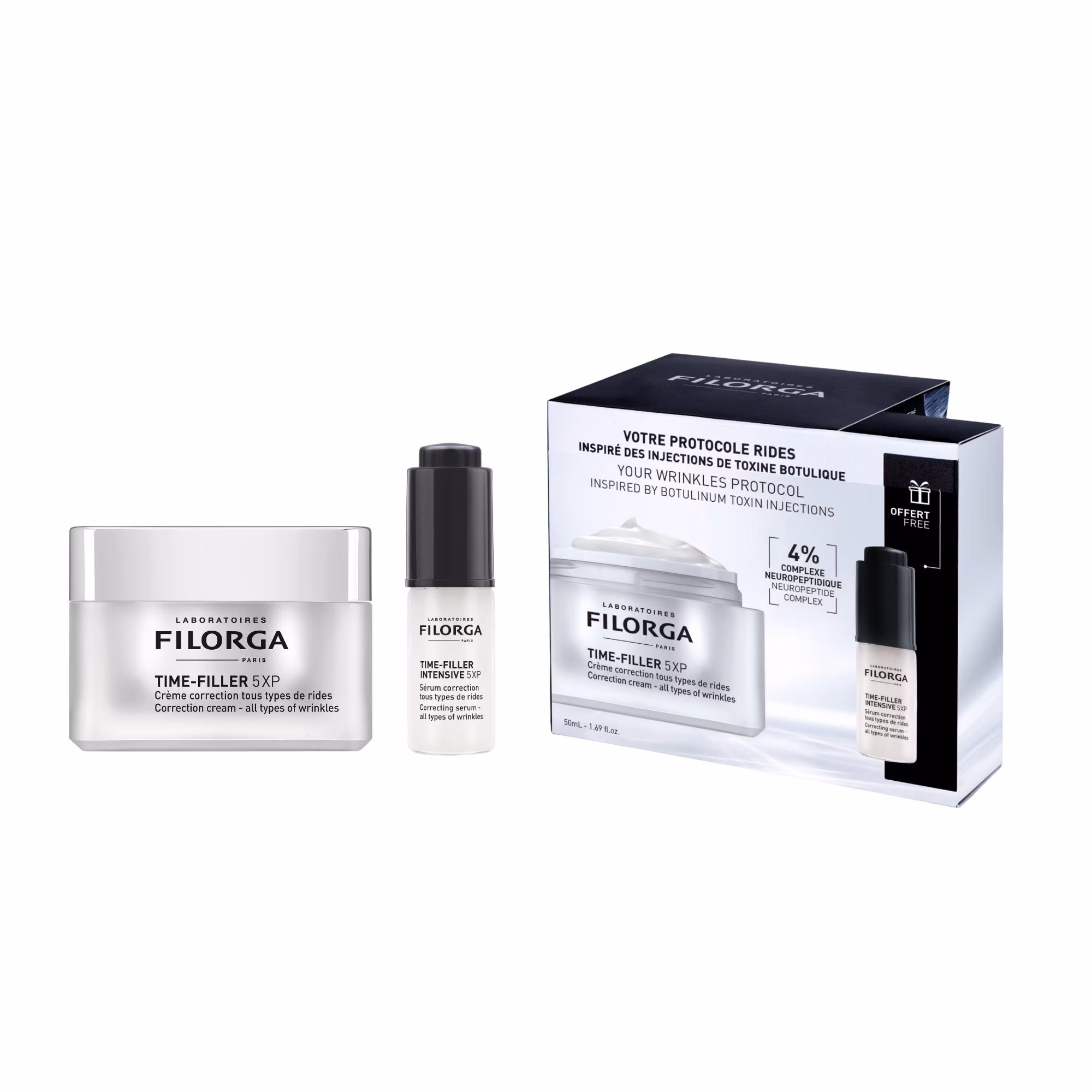 TIME-FILLERCoffret 5xp crème et sérum