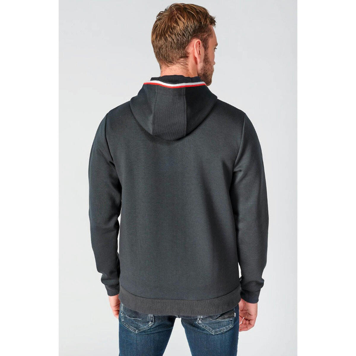 Sweat bi-matière à capuche Thol
