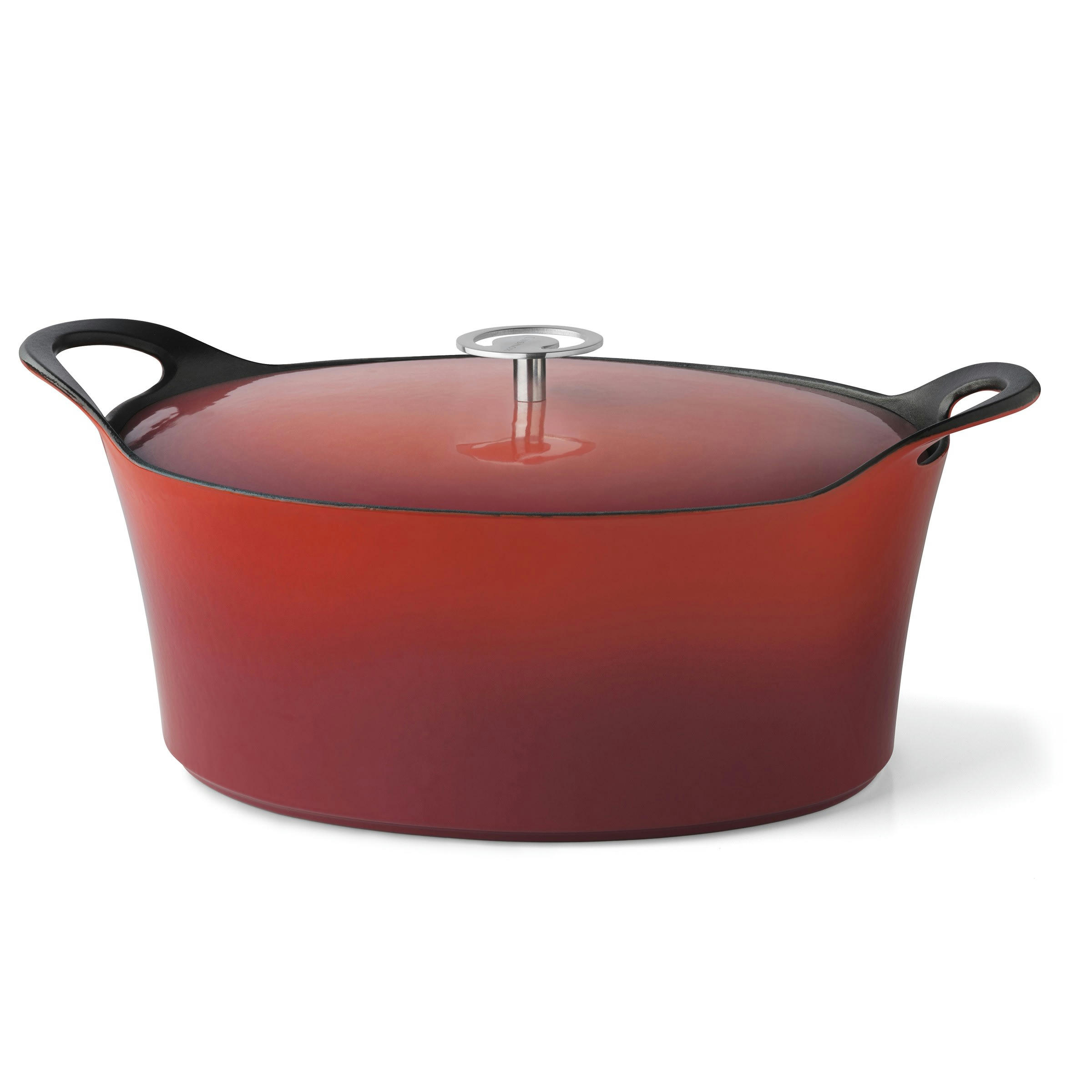 VOLCAN - Cocotte ovale rouge 35cm