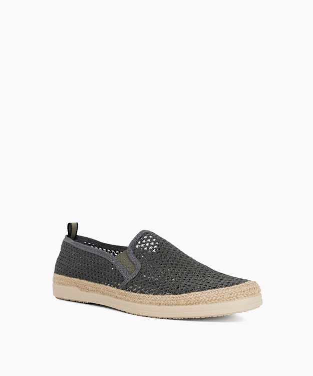 Fisherr Grey - Perforated Casual Espadrilles