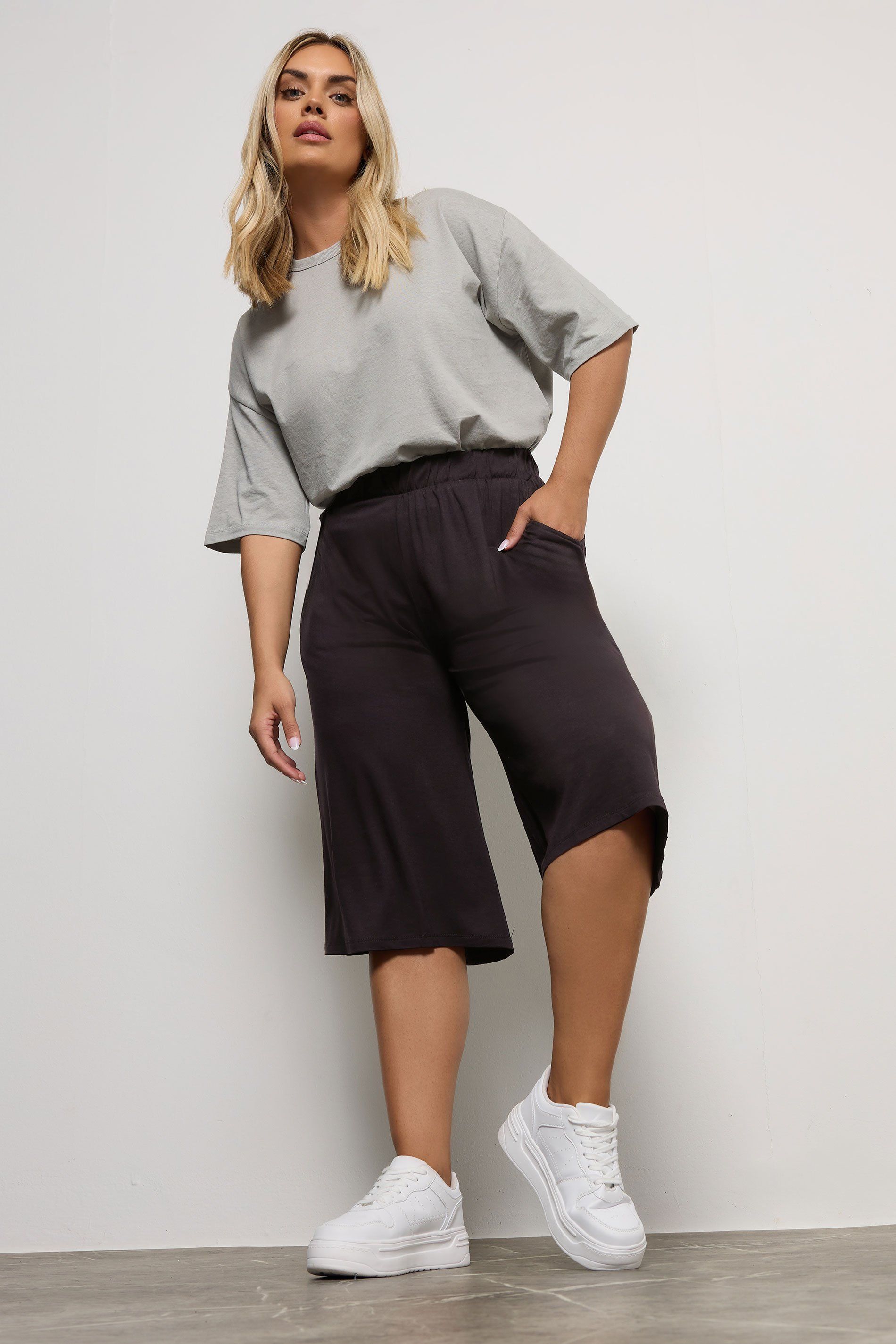 Yours Stretch Jersey Culottes