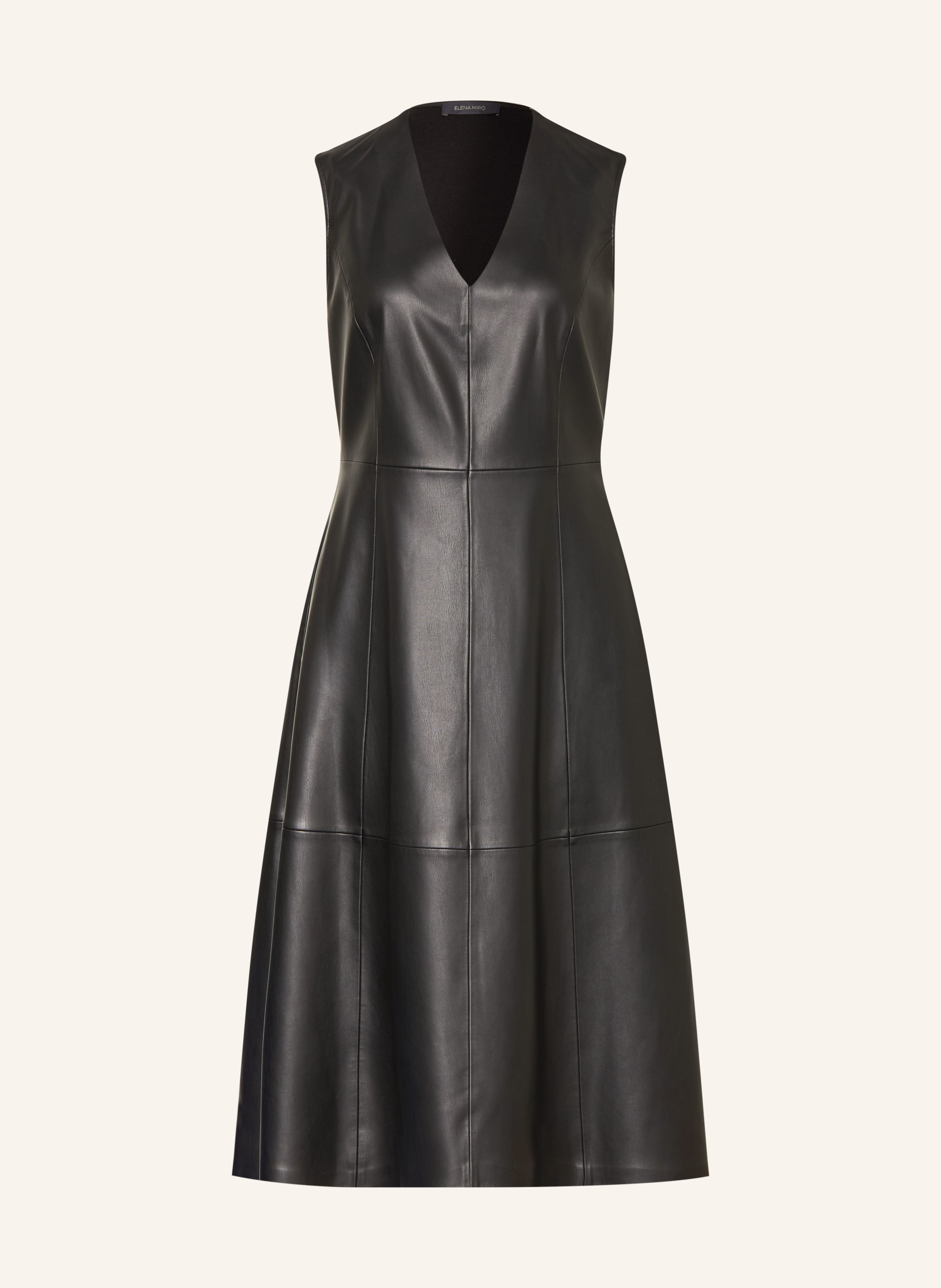 ELENA MIRO Kleid in Lederoptik