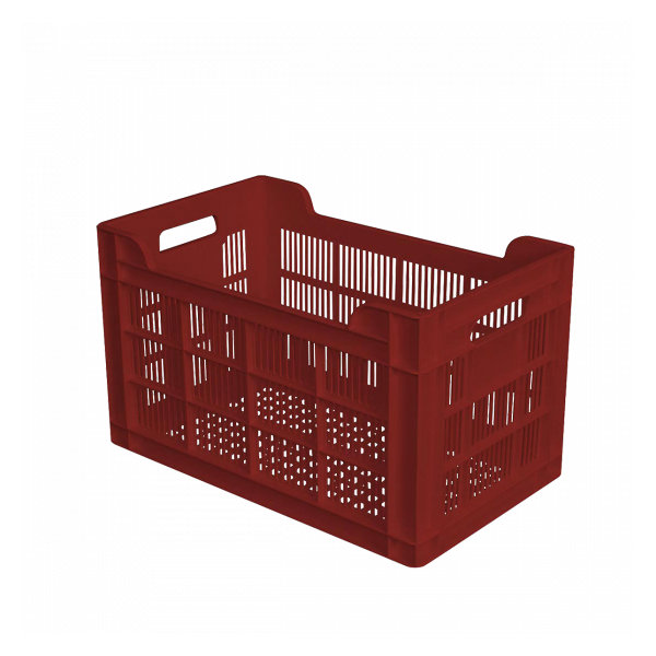 Caisse ajourée 500 x 300 32 L - brique