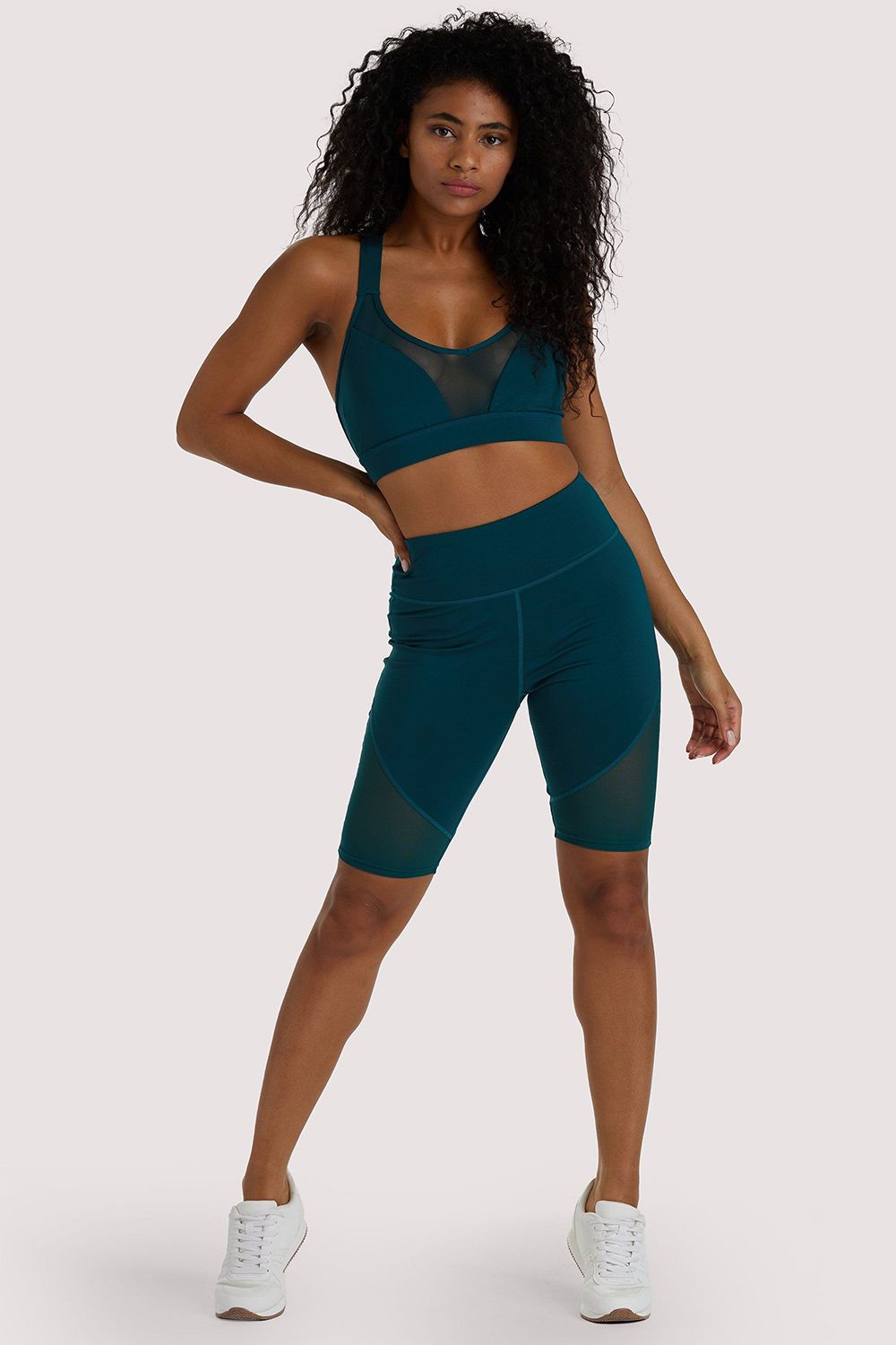 Wolf & Whistle Teal Panel 'Shorts'