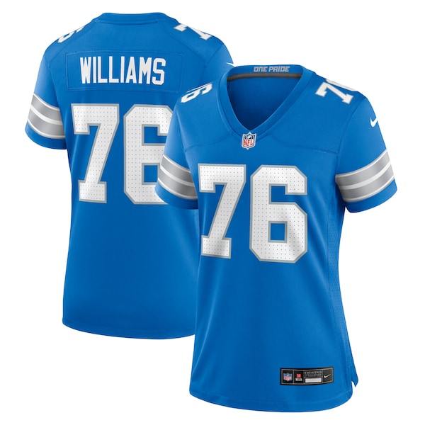 Raequan Williams Detroit Lions Nike Women's Team Game Jersey -  Blue