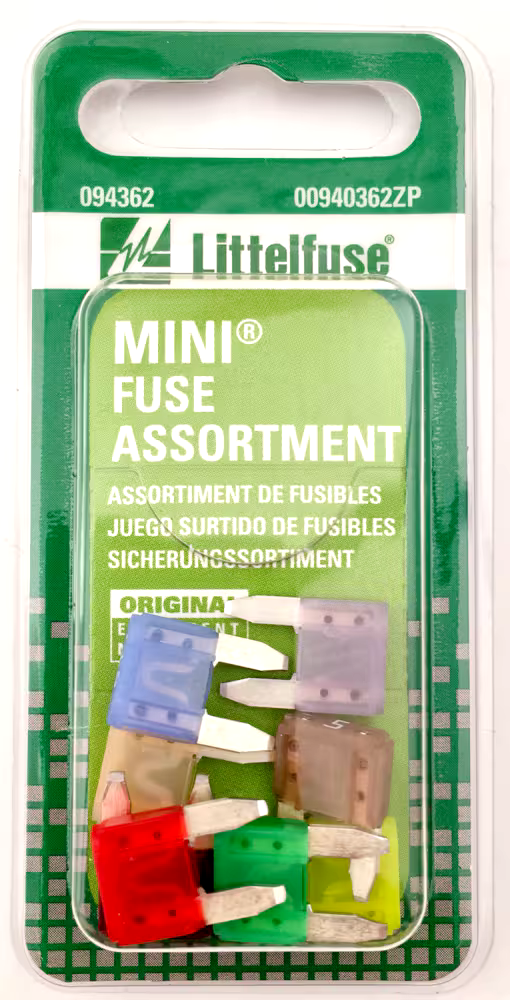 Littelfuse Mini Fuse Assortment, 8-pk