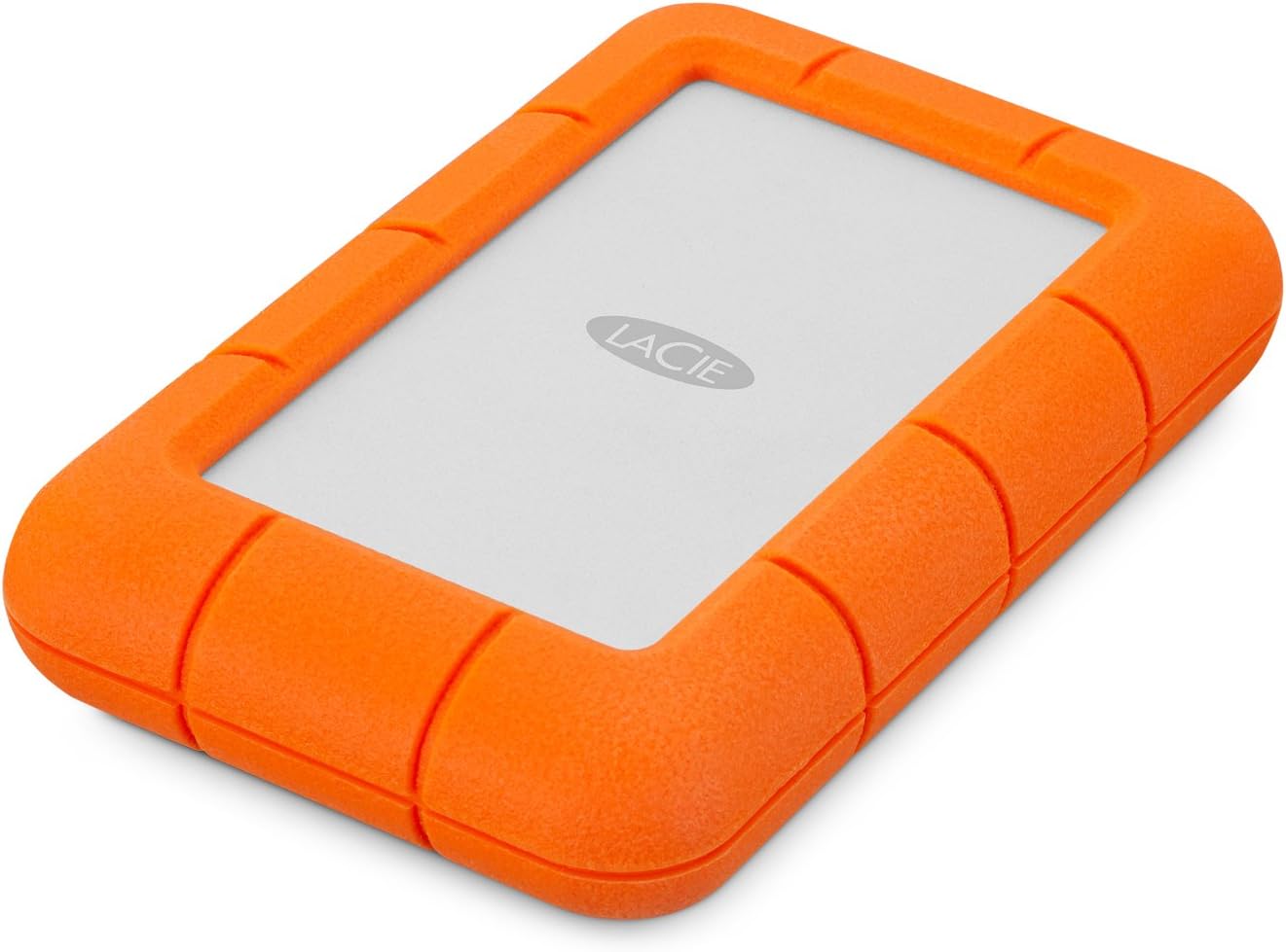 LaCie Rugged Mini, 2TB, 2.5, Portable External Hard Drive, for PC Mac iPad and iPhone, Data Rescue Service (LAC9000298)