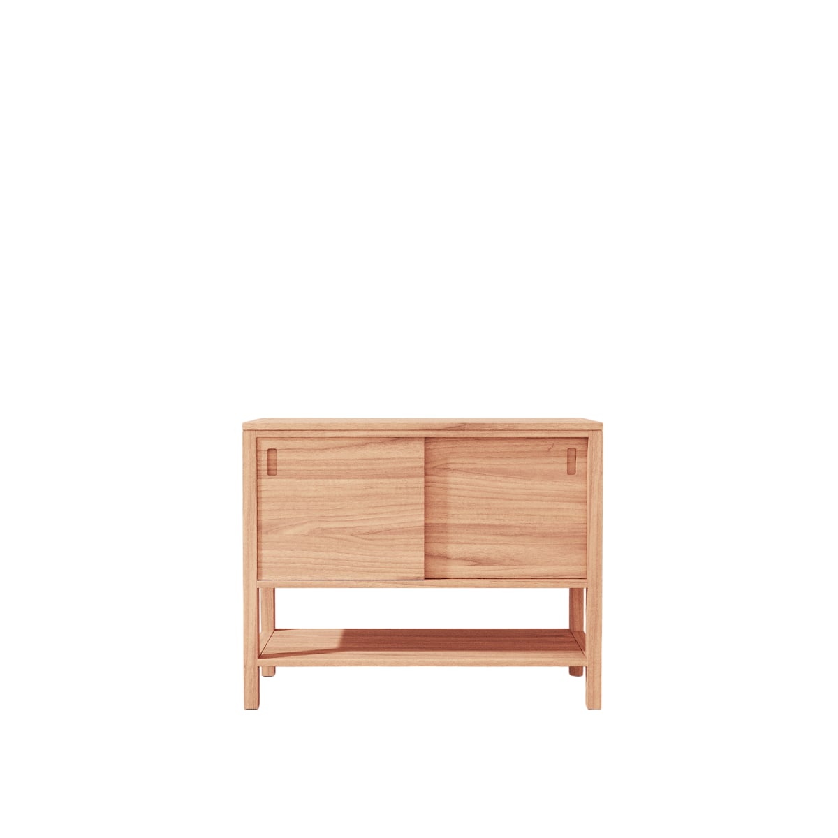 Tikamoon Buffetkast van massief teak 100 cm - Naturel