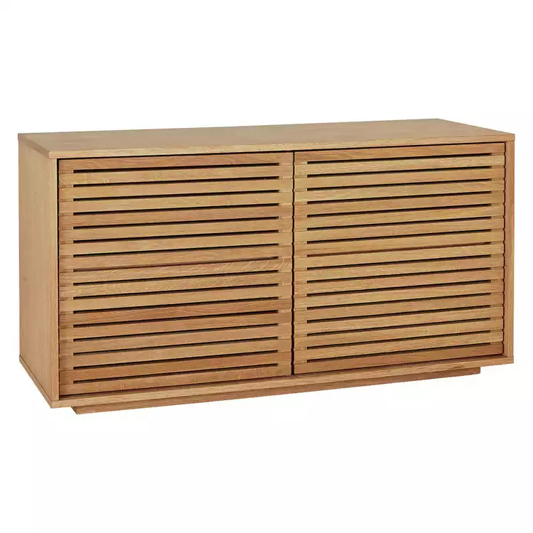Habitat Max 2 Door Oak Sideboard - Natural