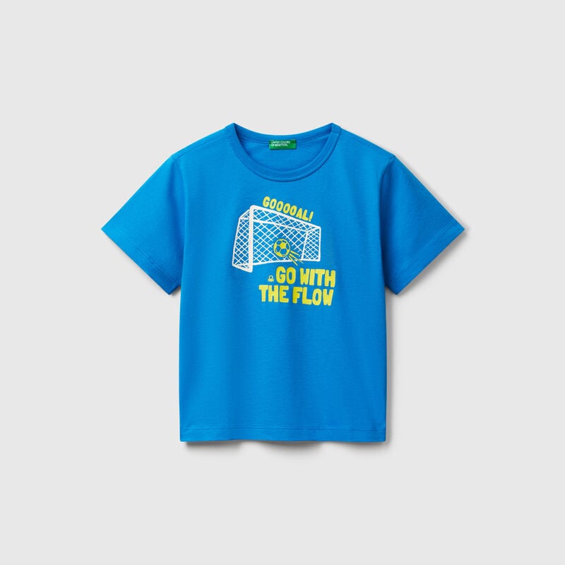 T-shirt with neon print