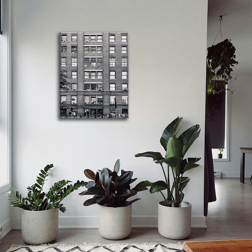 - Tableau impression sur toile fenêtres 60x80cm