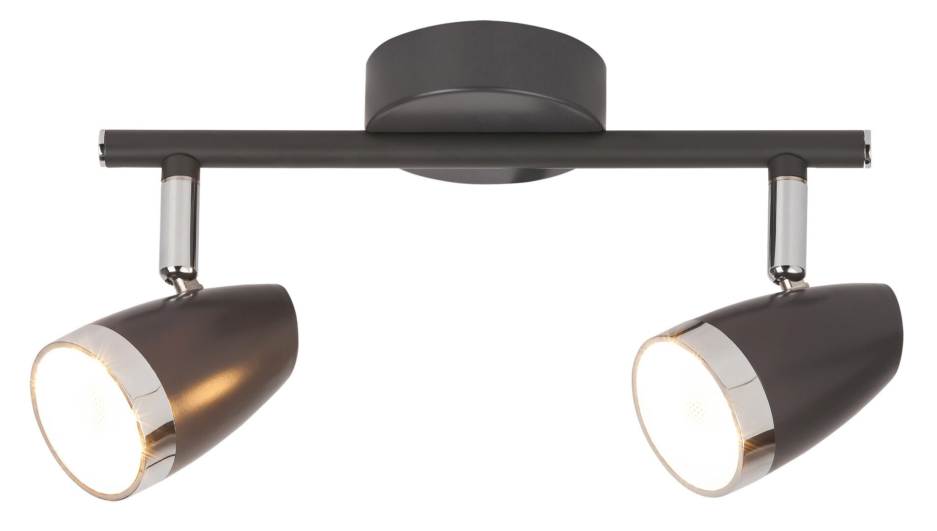 Listwa sufitowa antracytowa Karen LED 2x 4W biały ciepły IP20 Rabalux