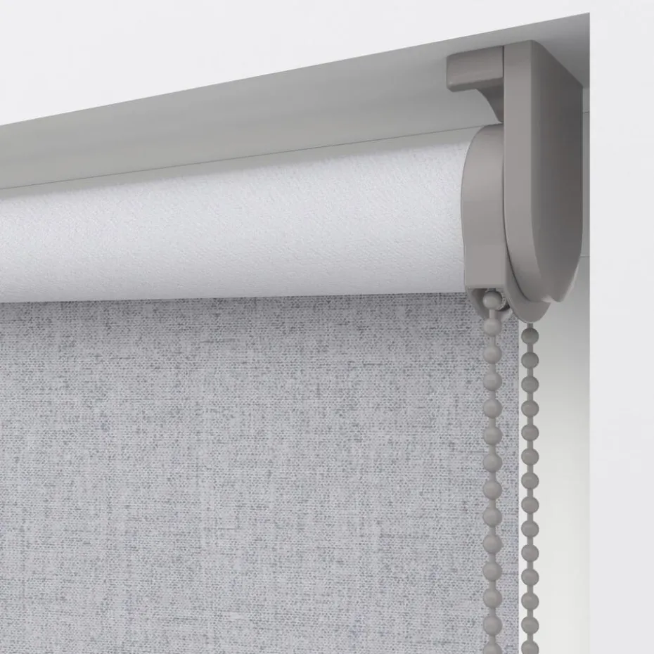 Kwantum Rolgordijnen | Fenstr Rolgordijn Liv  Verduisterend LichtGrijs