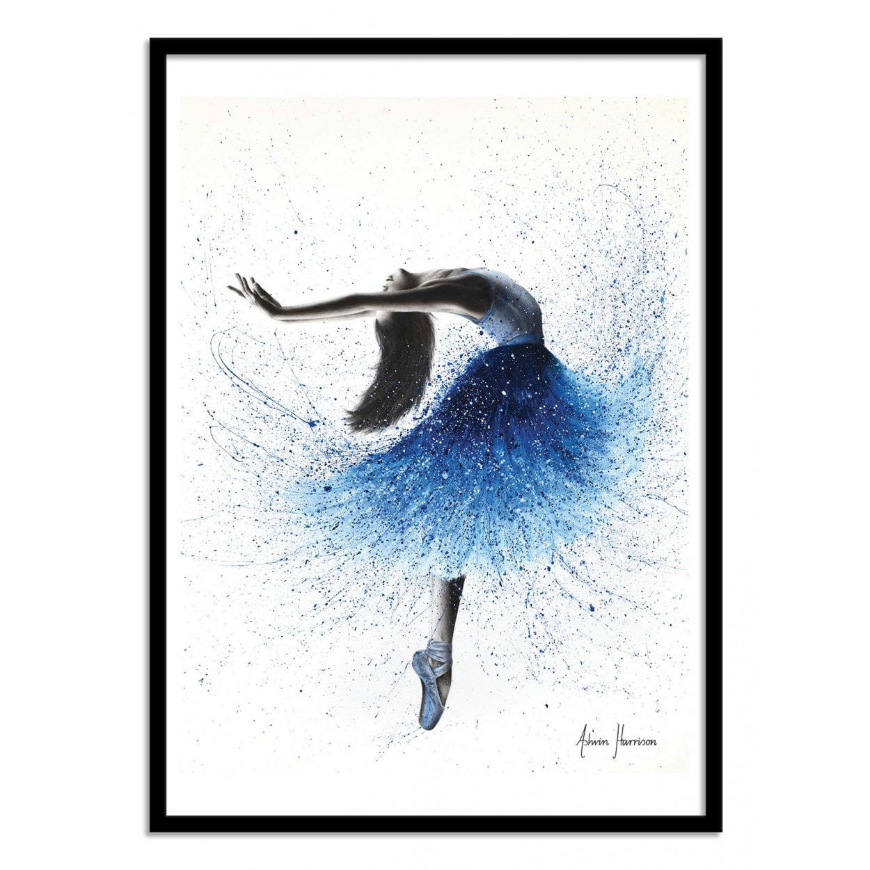 ASHVIN HARRISON - CRYSTAL - ASHVIN HARRISON - Affiche d'art 30 x 40 cm