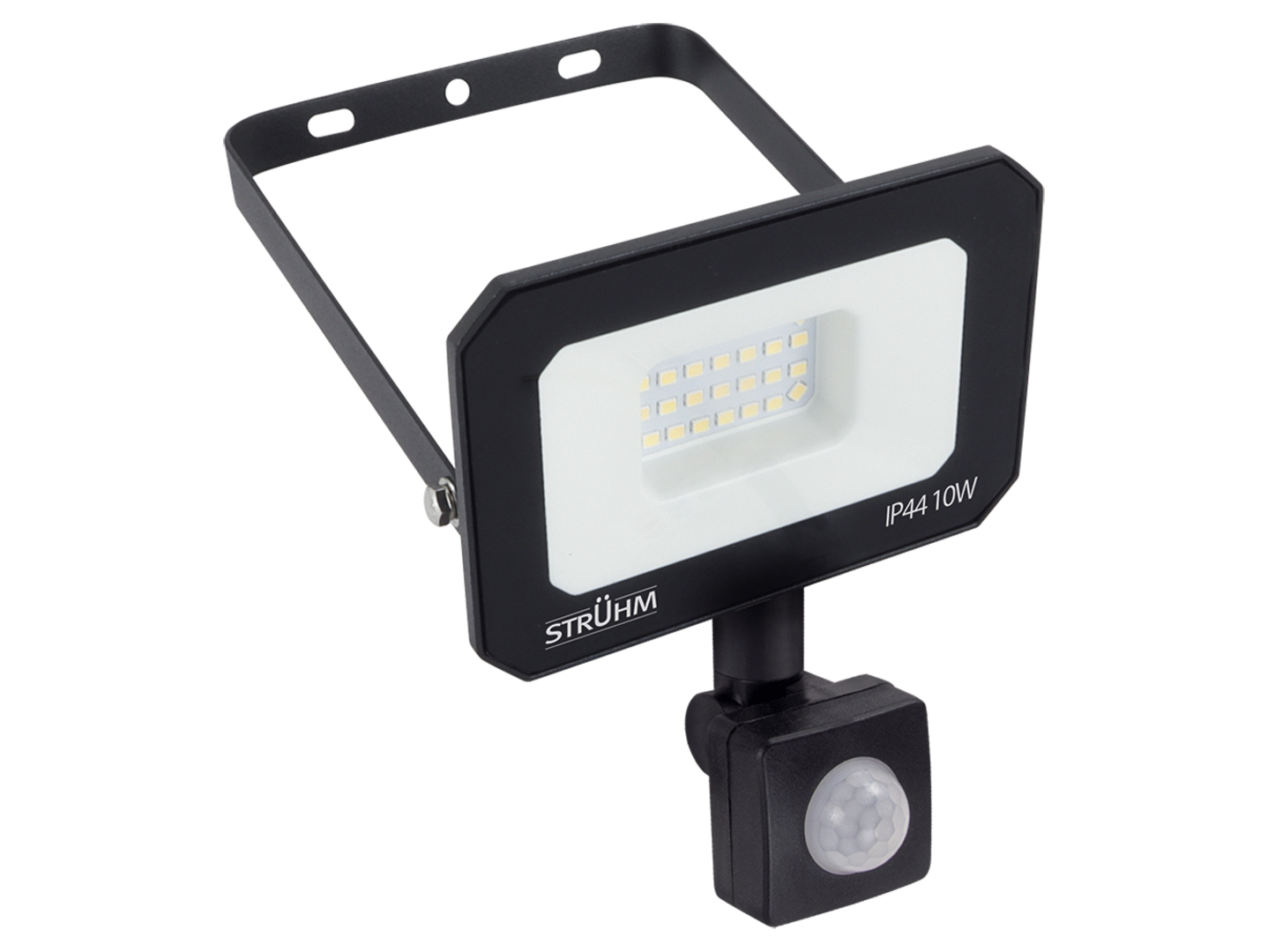 Naświetlacz Aston LED 12 cm z czujnkiem ruchu czarny