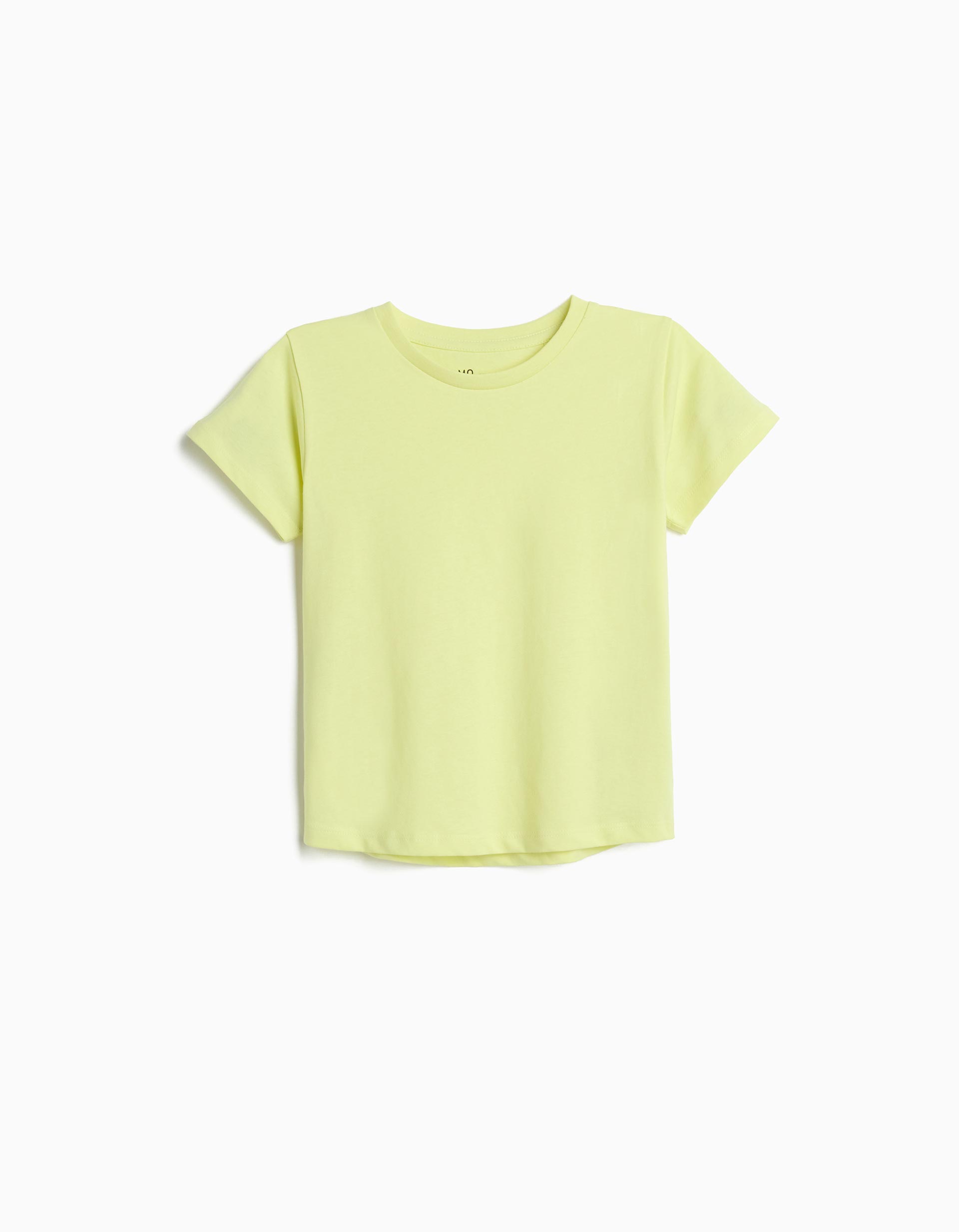 T-shirt, Menina, Amarelo Claro