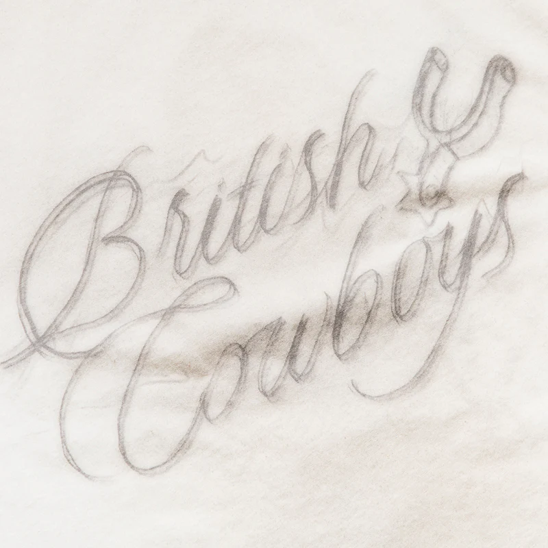 Represent British Cowboys Tee - Washed Ecru