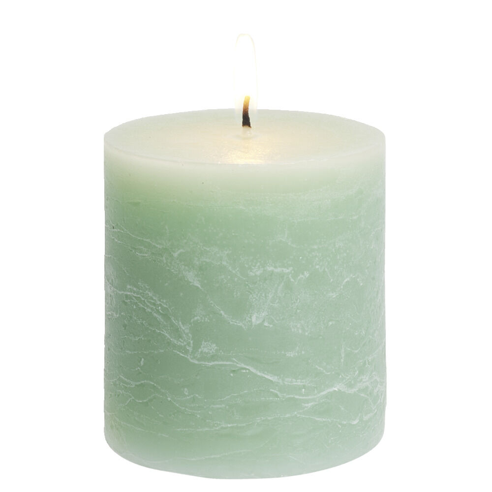 Bougie pillar verte 25H
