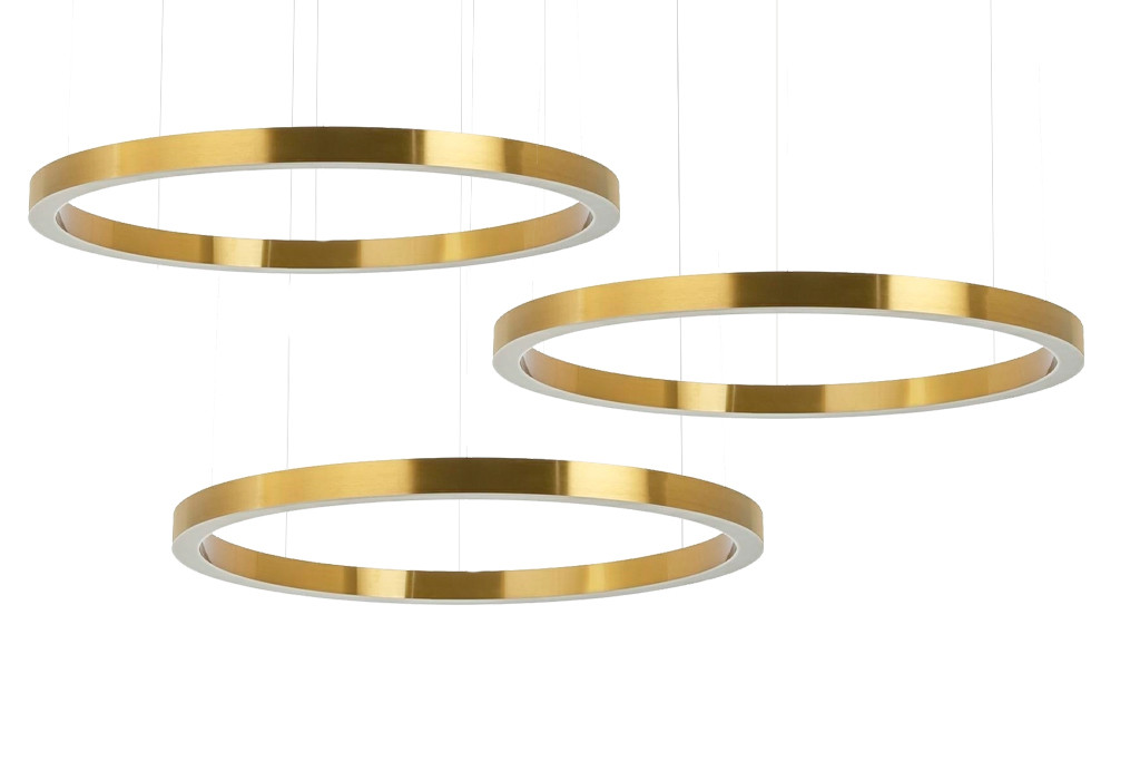 Lampa wisząca RING 100   100   100 złota