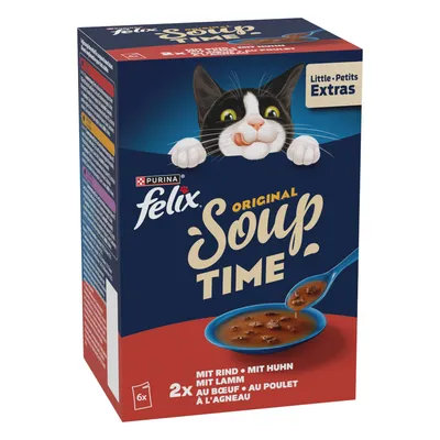 Felix Soup Time Original 6 x 48g