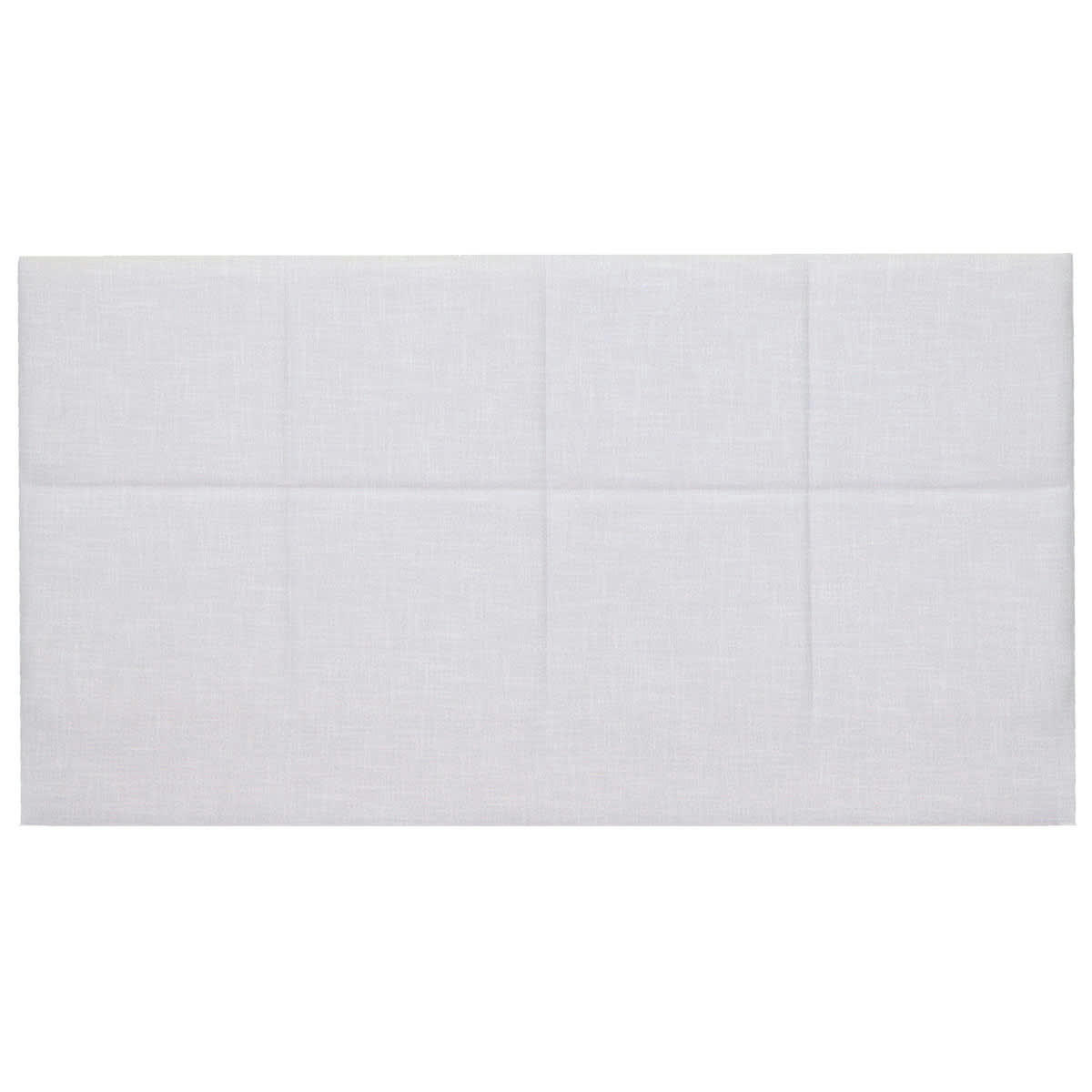 - Tête de lit capitonnée en tissu gris clair 140 cm