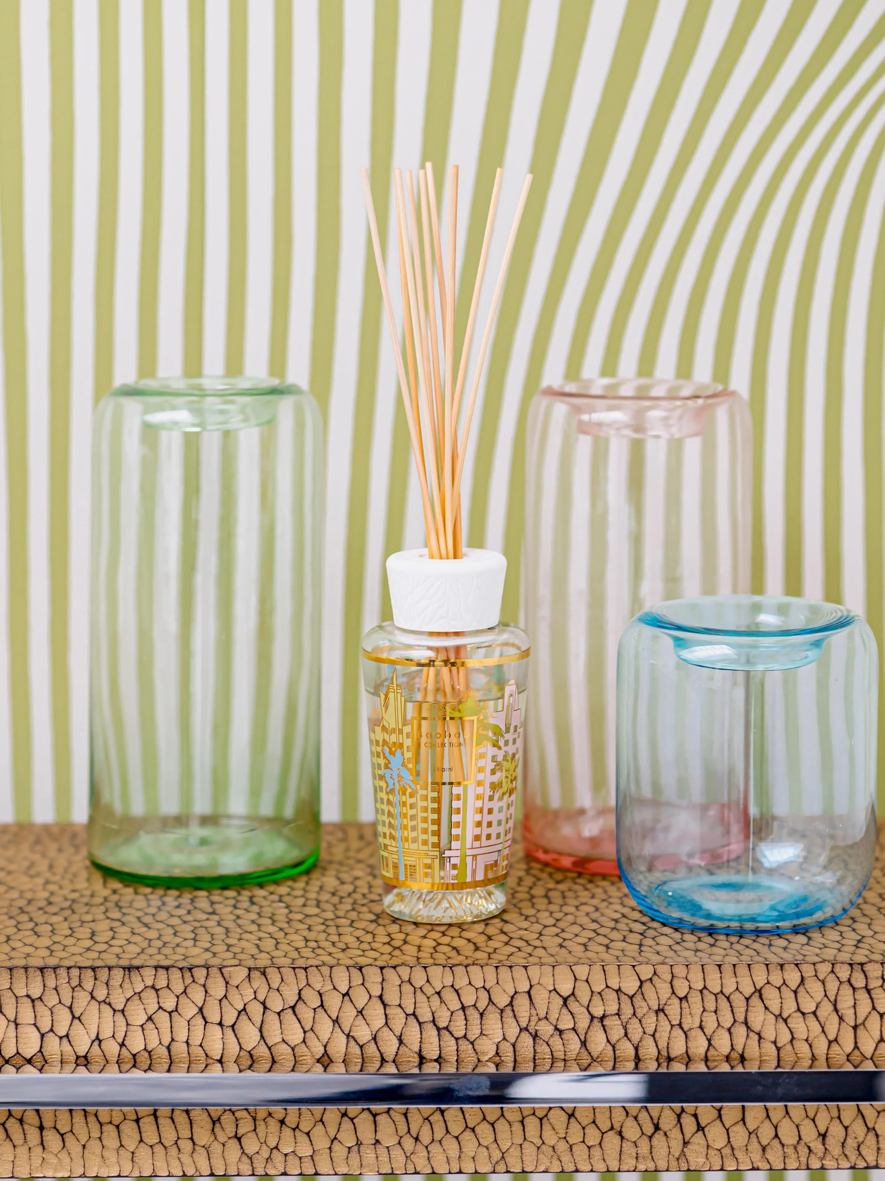 Handgefertigter Diffuser My First Baobab Miami (Salzblume, Strandkiefer & Zypresse), 250 ml