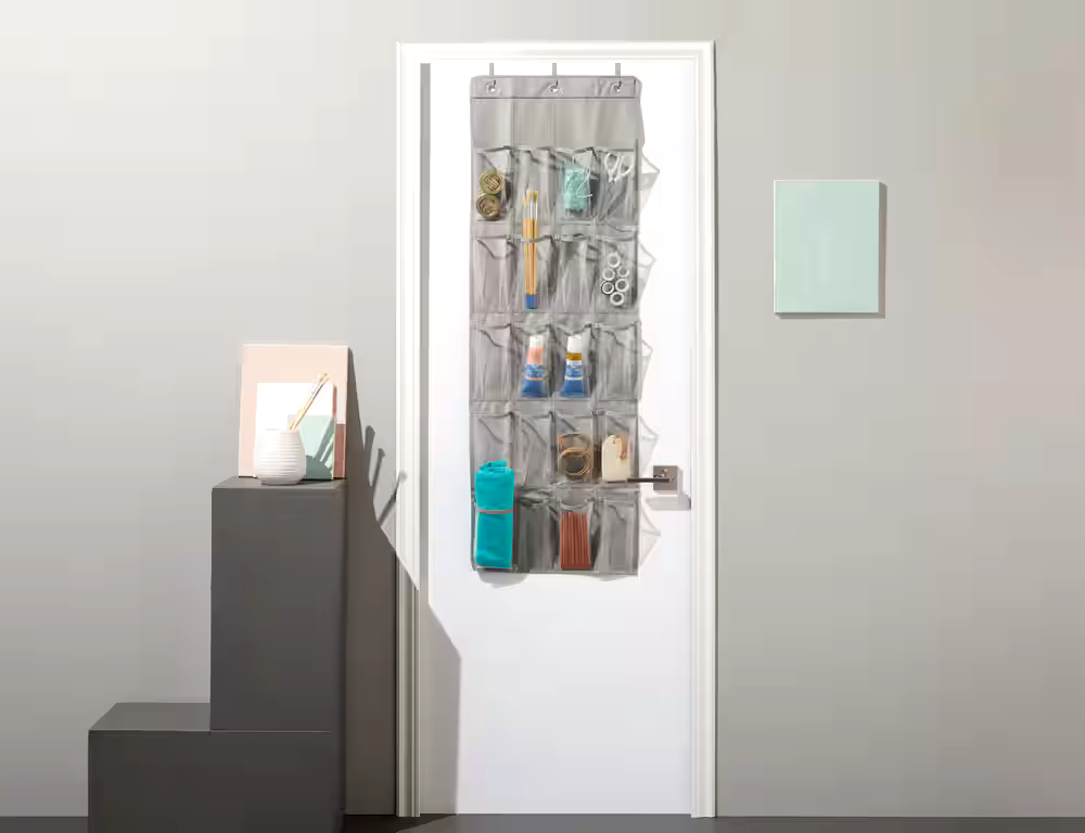 type A Ease Over-the-Door 20-Pocket Hanging Shoe Organizer