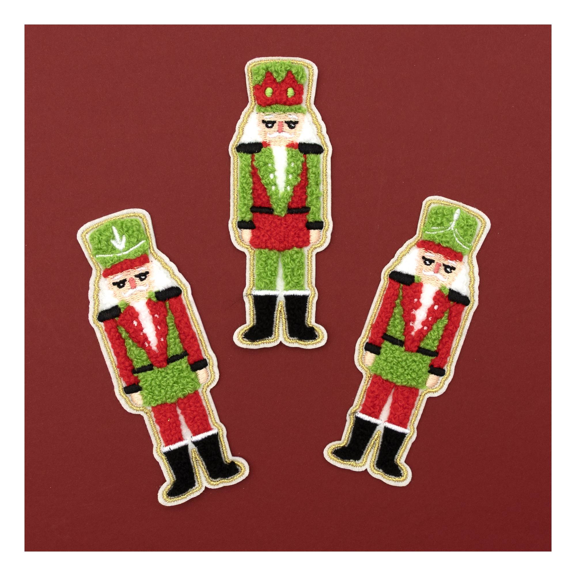 Nutcracker Iron-On Patches 3 Pack