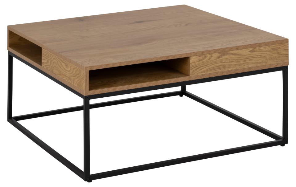 BRAM Salontafel Chester - 80 x 80 cm - Eiken