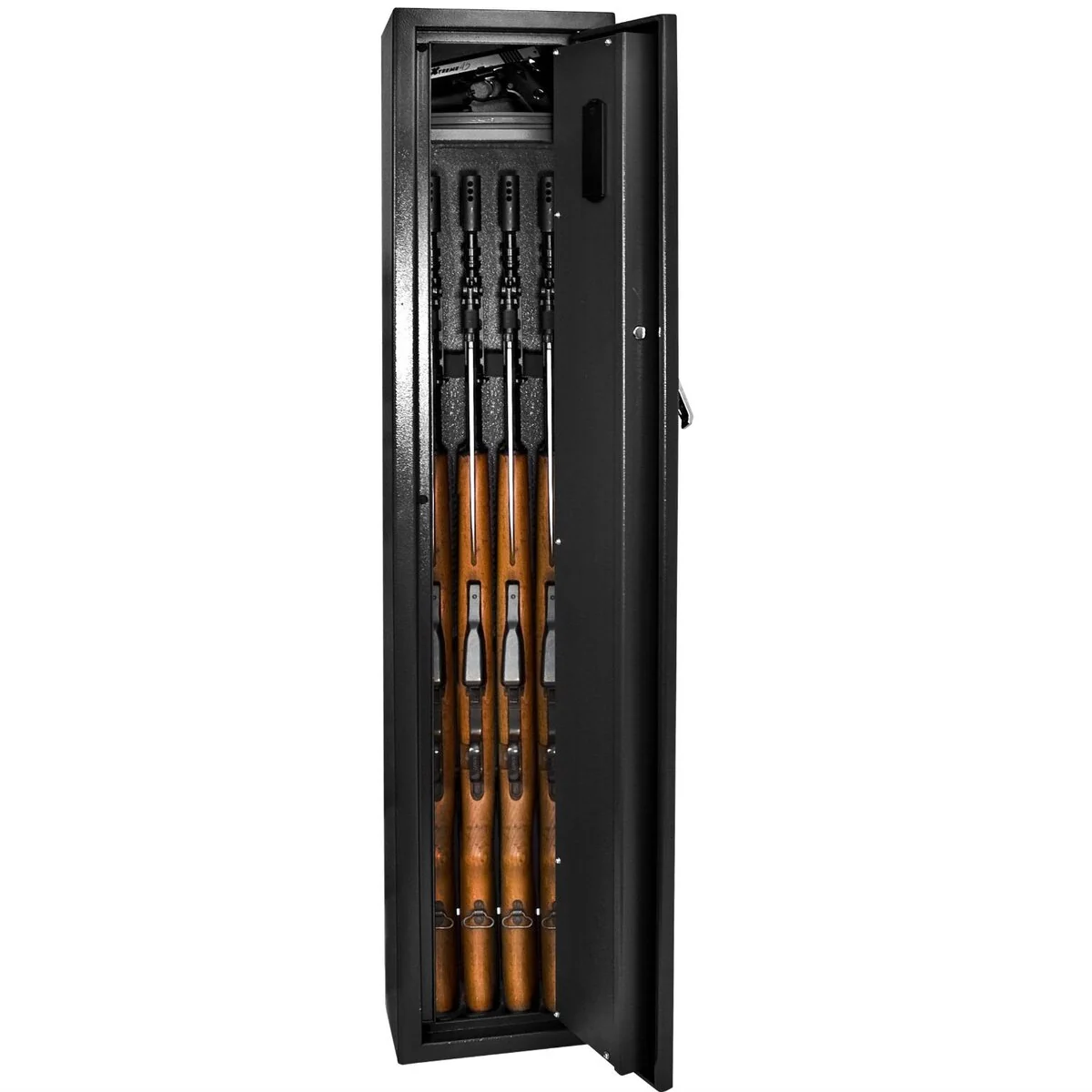 Daily Boutik Fingerprint Recognition Rifle Gun Safe with 2 Back up Keys and Floor Anchors Points