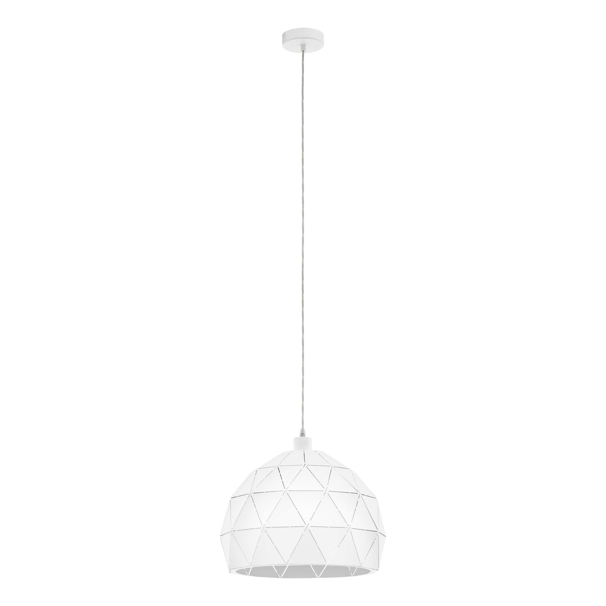 EGLO hanglamp Roccaforte - e27 - ø 40 cm - wit