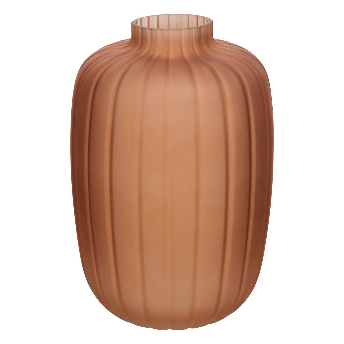 Vase "Tigy" Amber, H.30 cm