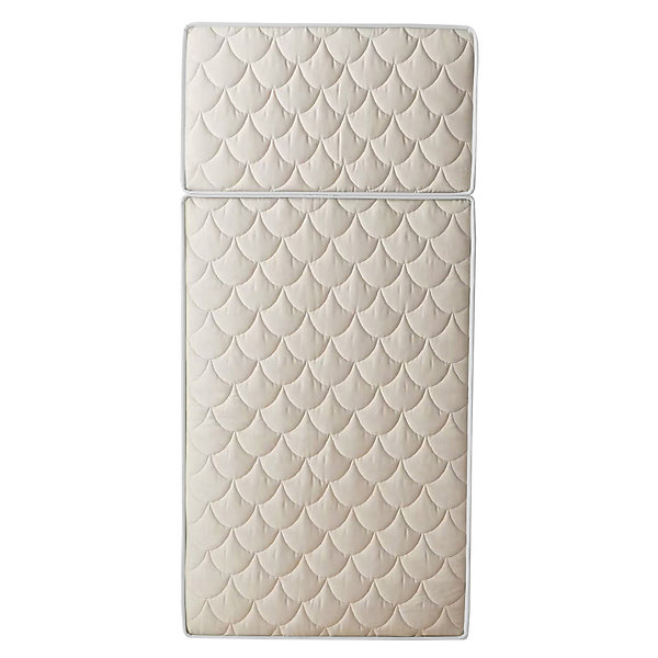 Matelas évolutif bio coton 2 blocs mousse 90x190