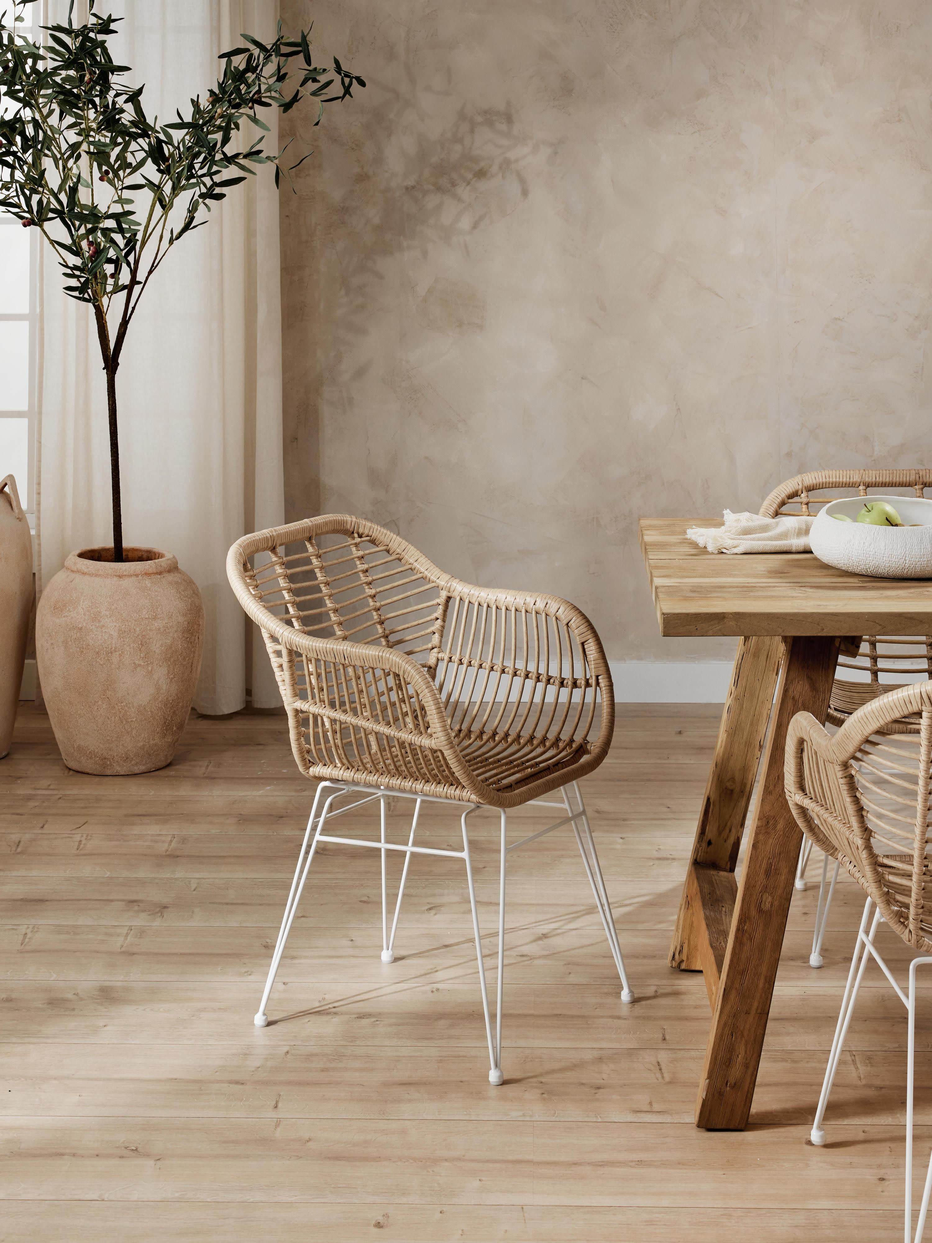 Armlehnstühle Costa aus Polyrattan, 2er-Set