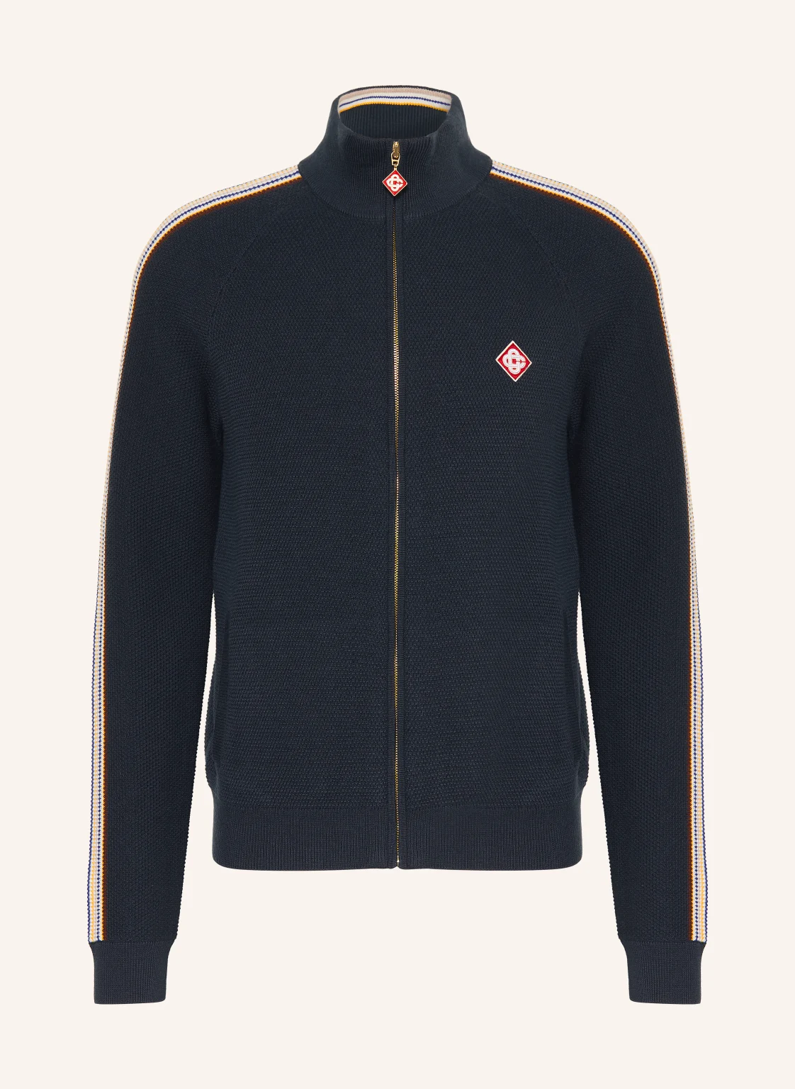 Casablanca Strickjacke mit Galonstreifen
