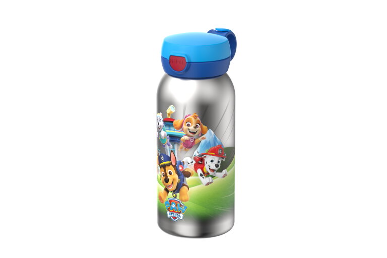 Campus RVS drinkfles met flipdop 600 ml - Paw Patrol Pups