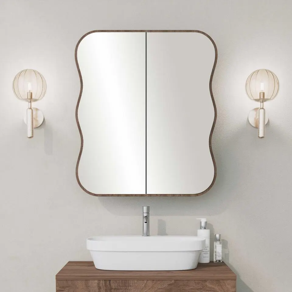 Day Dream Badkamerkast - 100% HARDBOARD - Walnoot