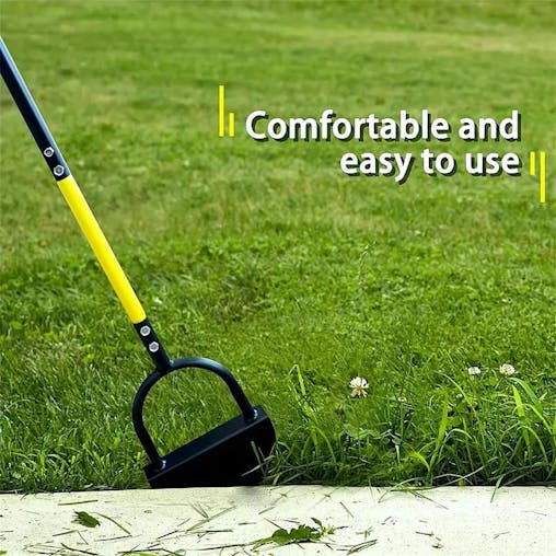NNETM Full Steel Stand Up Garden Edger: Efficient Lawn Trimming with T Grip