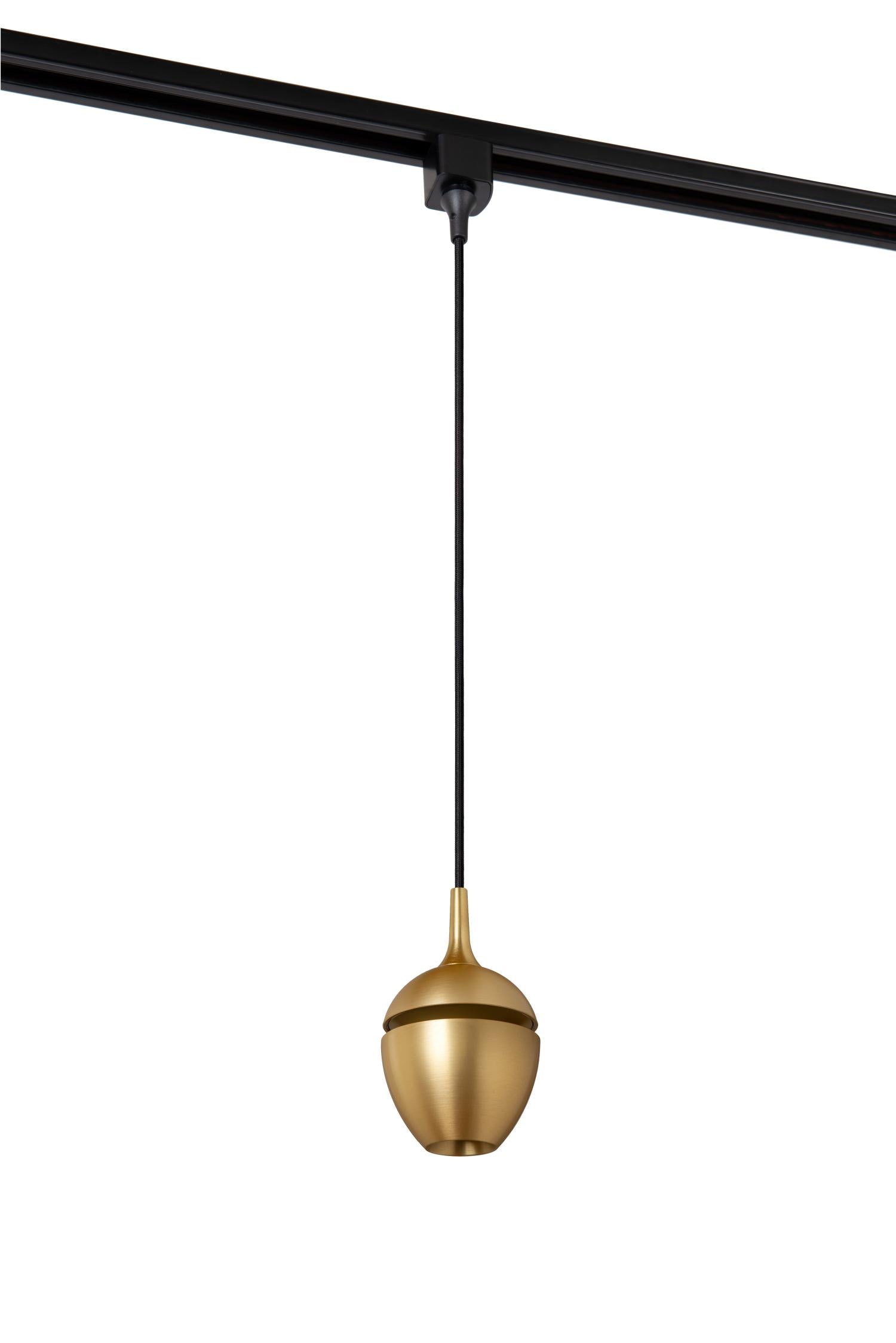 Track Preston 1-fase rail hanglamp mat goud