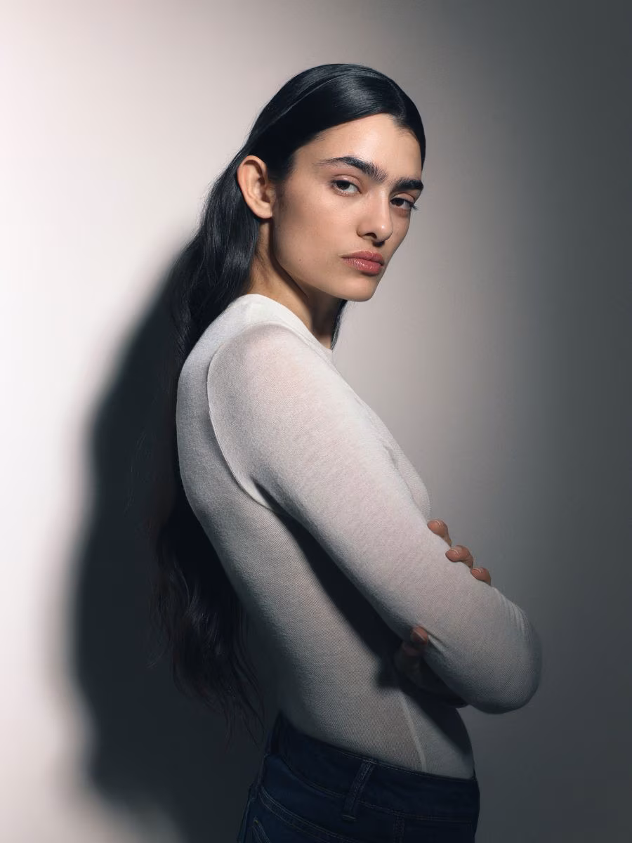 Viscose Rich Long Sleeve T-Shirt