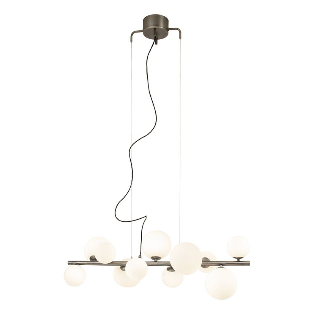 TAKLAMPE ANETA LIGHTING MOLEKYL TENN/HVIT