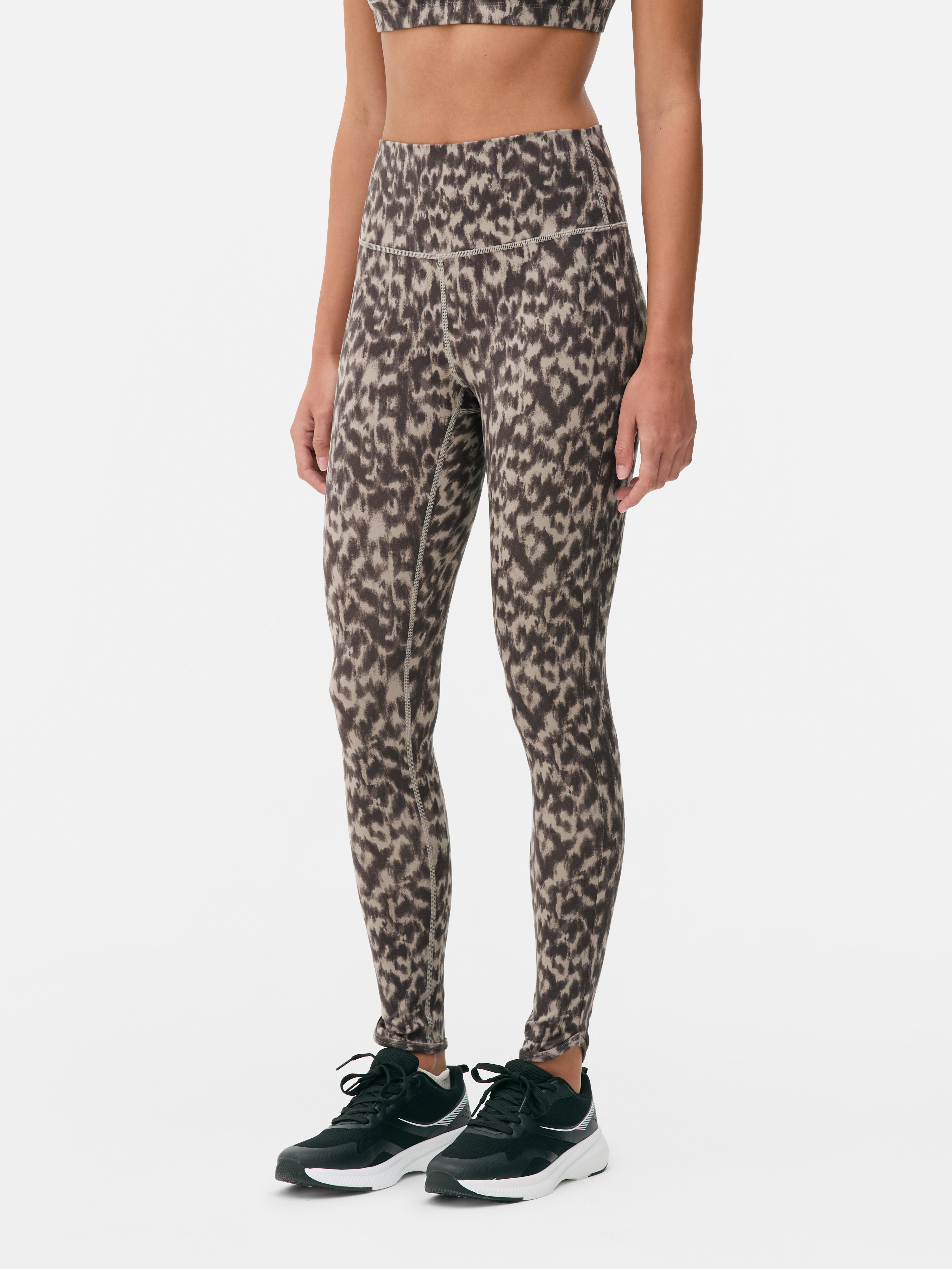High Waisted Printed Performance Leggings