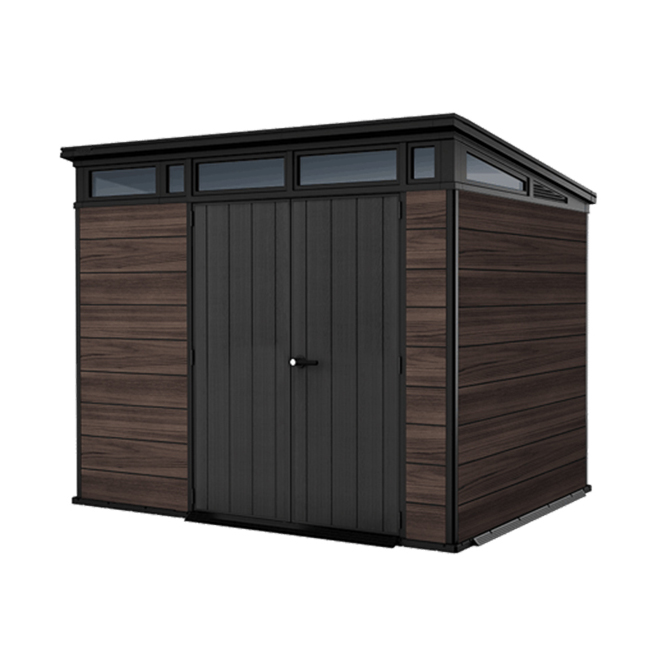 Keter Newest Shed 9x7ft - Rosewood