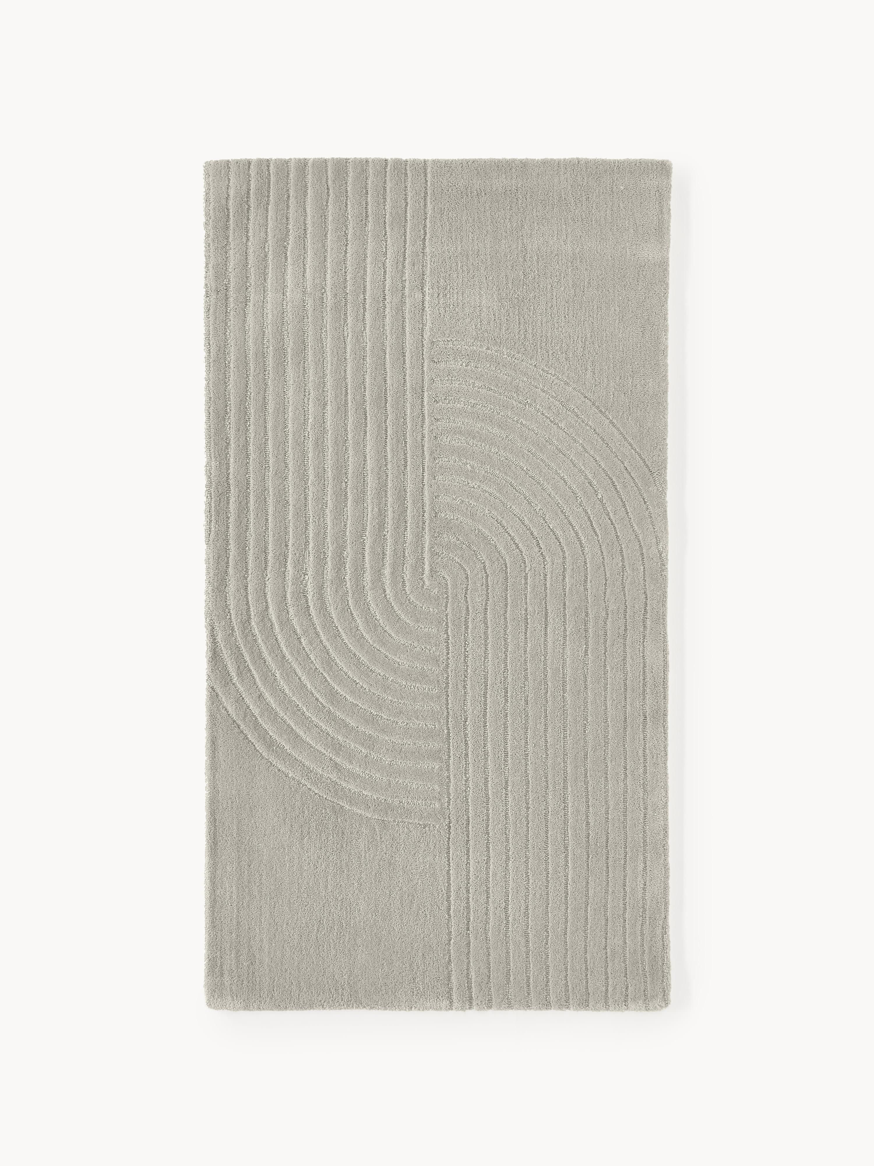 Handgetufteter Wollteppich Mason