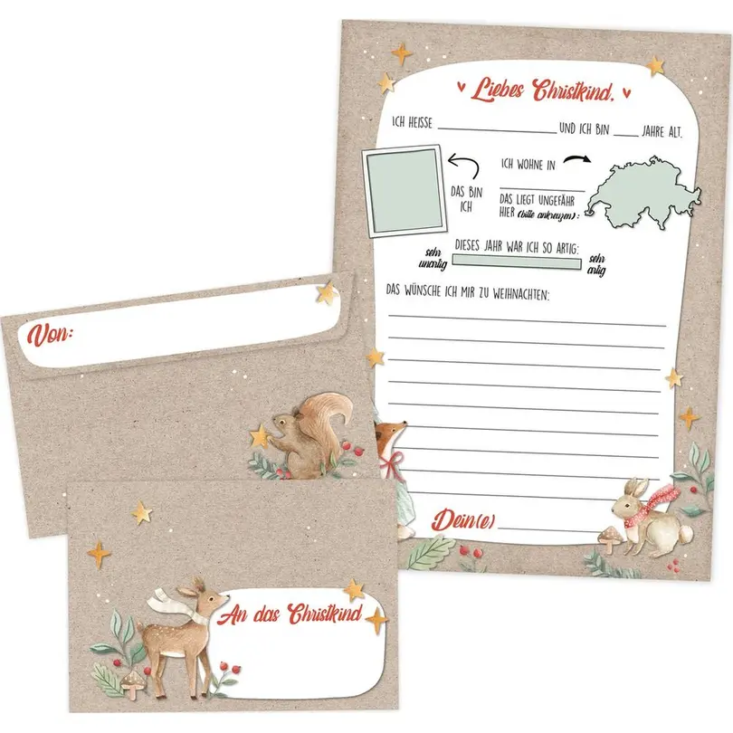 Karte 10er-Set DIY